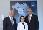 Gruppenbild vbw Büro Besuch Staatsminister Herrmann Tirana Albanien