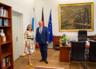 Antrittsbesuch Präsidentin Bayerischer Turnverband Christine Königes