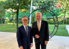 StM mit italienischen Botschafter in Tirana, Fabrizio Bucci