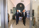 Begrüßung kroatischer Innenminister Dr. Bozinovic mit Innenminister Joachim Herrmann