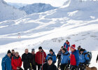 Ministerpräsident Dr. Markus Söder und Innenminister Joachim Herrmann bei den Vorführungen zur Beurteilung der Schneedecke und zur Suche von Verschütteten