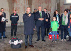 Innen- und Sportminister Joachim Herrmann hat an einer Hilfsaktion des FC Bayern München in der Münchener Bayernkaserne teilgenommen. 