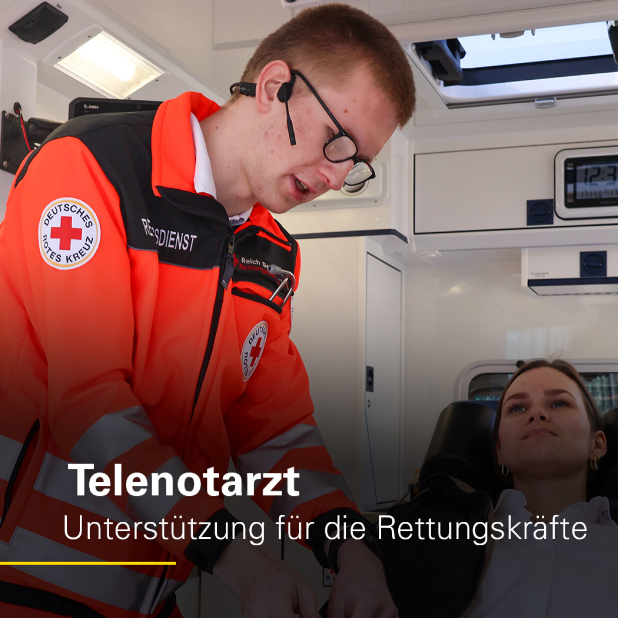 Vorschaubild "Telenotarzt: Unterstützung für die Rettungskräfte"
