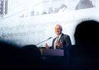 Minister Herrmann am Rednerpult