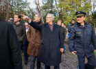 MPr Dr. Söder, Minister Herrmann, Minister Eisenreich, PP Hampel beim Rundgang durch den Alten Botanischen Garten