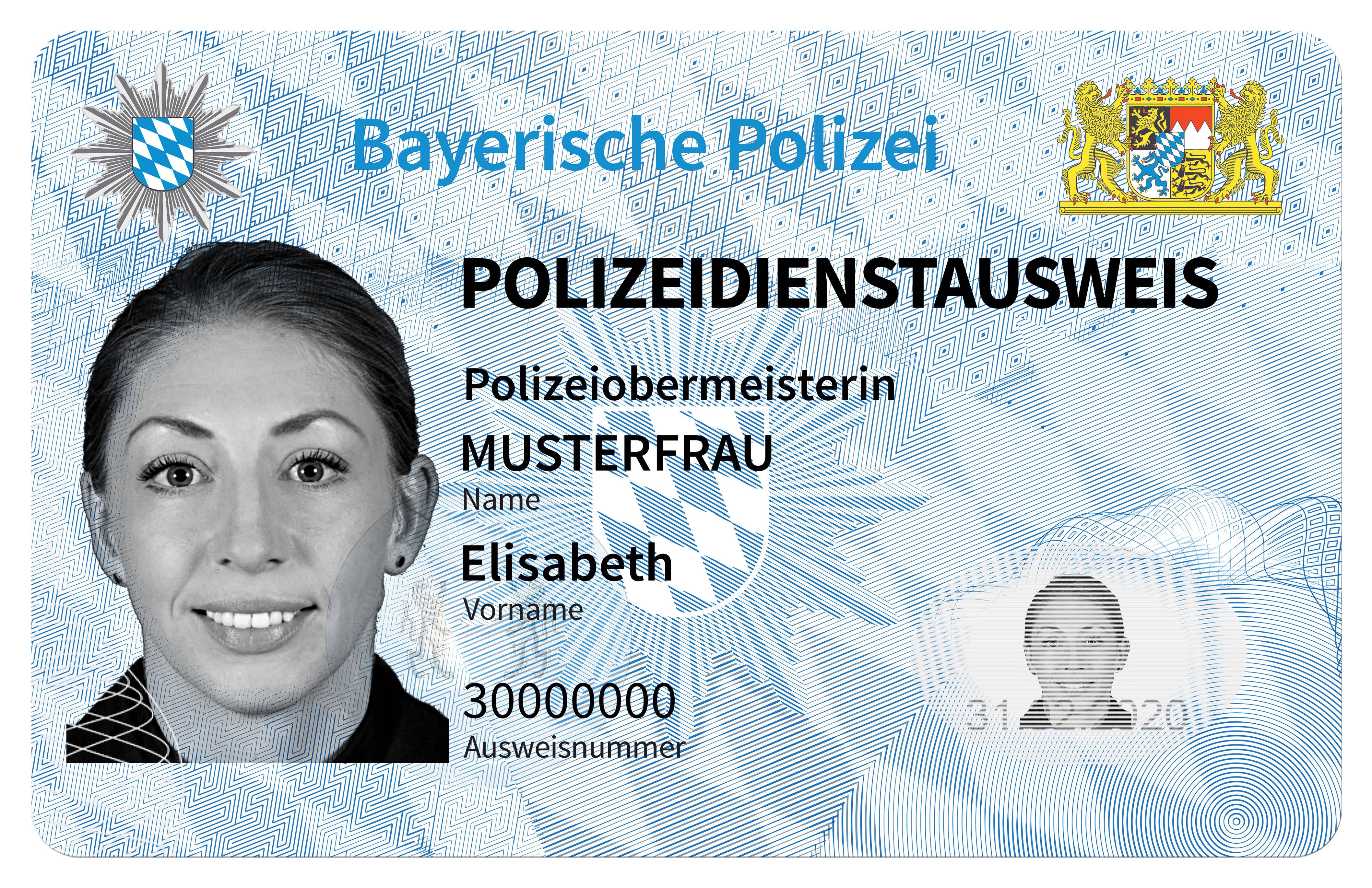 Neue Dienstausweise für die Bayerische Polizei - Bayerisches