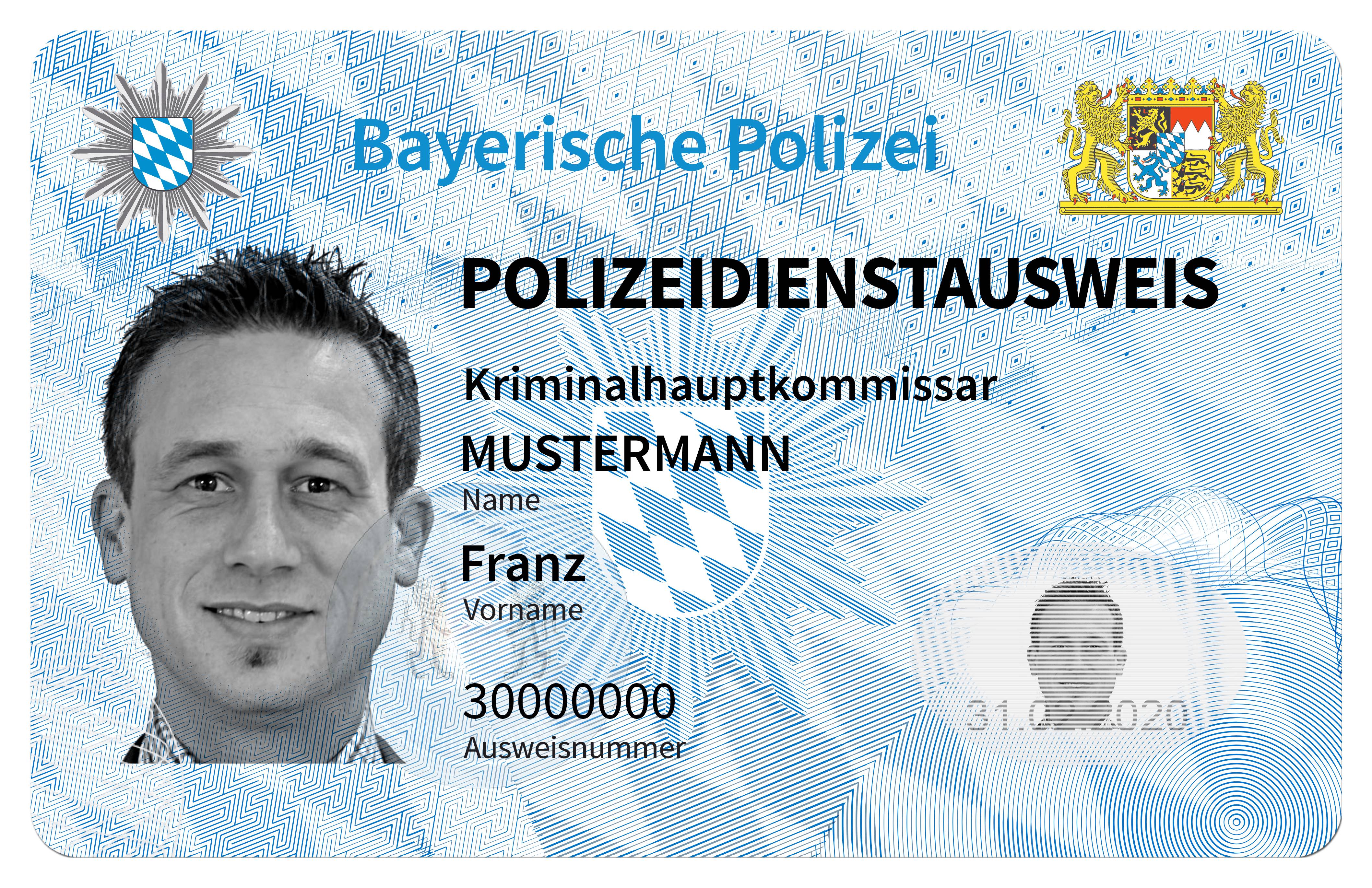 Neue Dienstausweise für die Bayerische Polizei - Bayerisches  Staatsministerium des Innern, für Sport und Integration