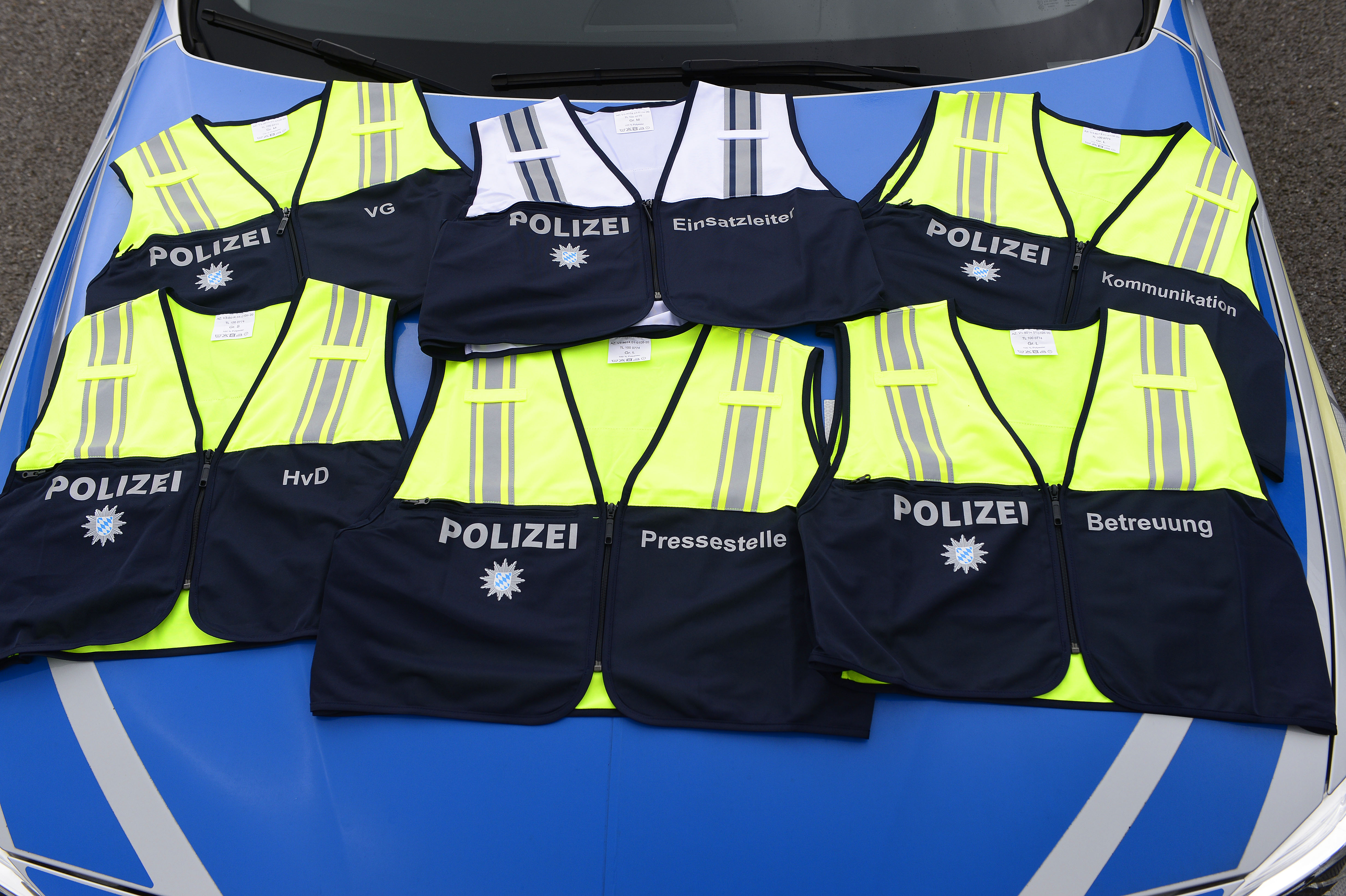 Police Weste reflektierend kinder in Bayern - Nördlingen