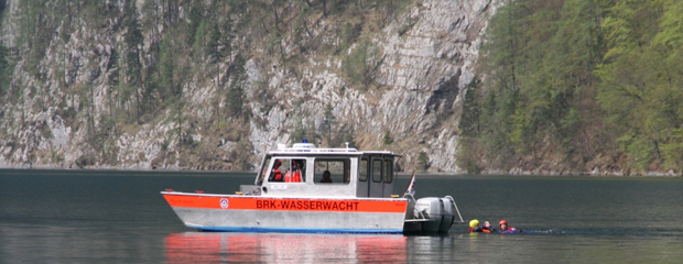Motorboot der Wasserwacht Motorboot der Wasserwacht