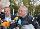 13. Motorradsternfahrt nach Kulmbach am 27. und 28. April 2013, Interview von Stefan Burkhardt, Antenne Bayern, mit Innenminister Joachim Herrmann