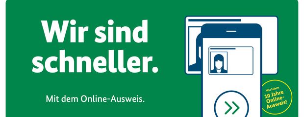 Grafik des BMI zum Online-Ausweis Wir sind schneller mit dem Online-Ausweis