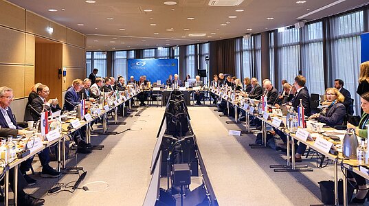Erste Gesprächsrunde der 50. Sportministerkonferenz