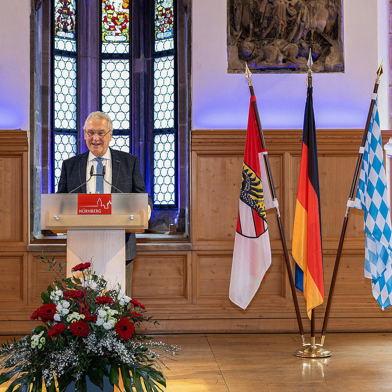 Herrmann am Rednerpult