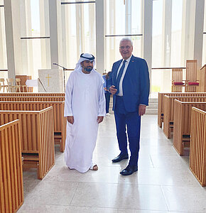 Besuch Kirche im Abrahemitischen Zentrum