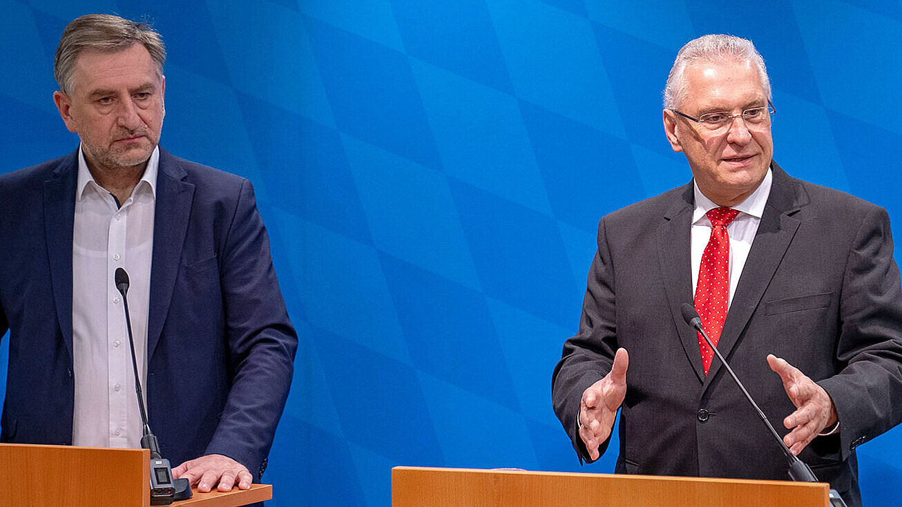 Herrmann und Felßner am Rednerpult