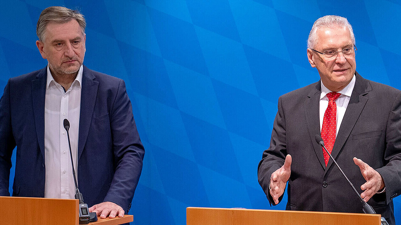 Herrmann und Felßner am Rednerpult