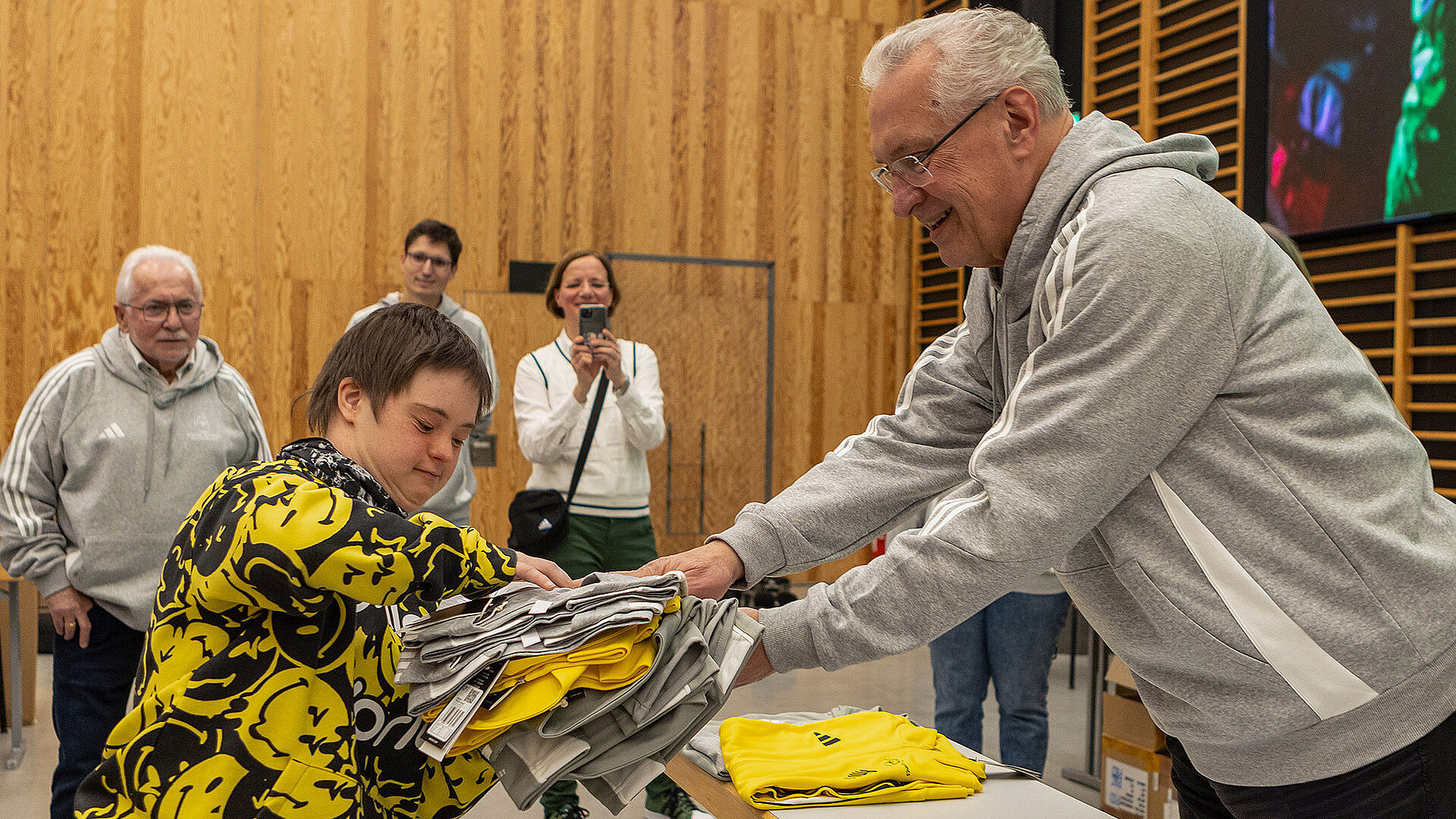 Einkleidung der deutschen Delegation für die Special Olympics World Winter Games 2025 in Turin.