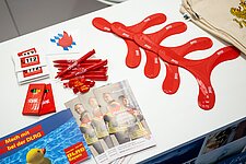 Giveaways bei unserem Messestand auf der "Heim und Handwerk".