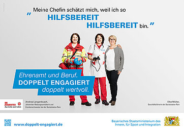 Meine Chefin schätzt mich, weil ich so hilfsbereit hilfsbereit bin.