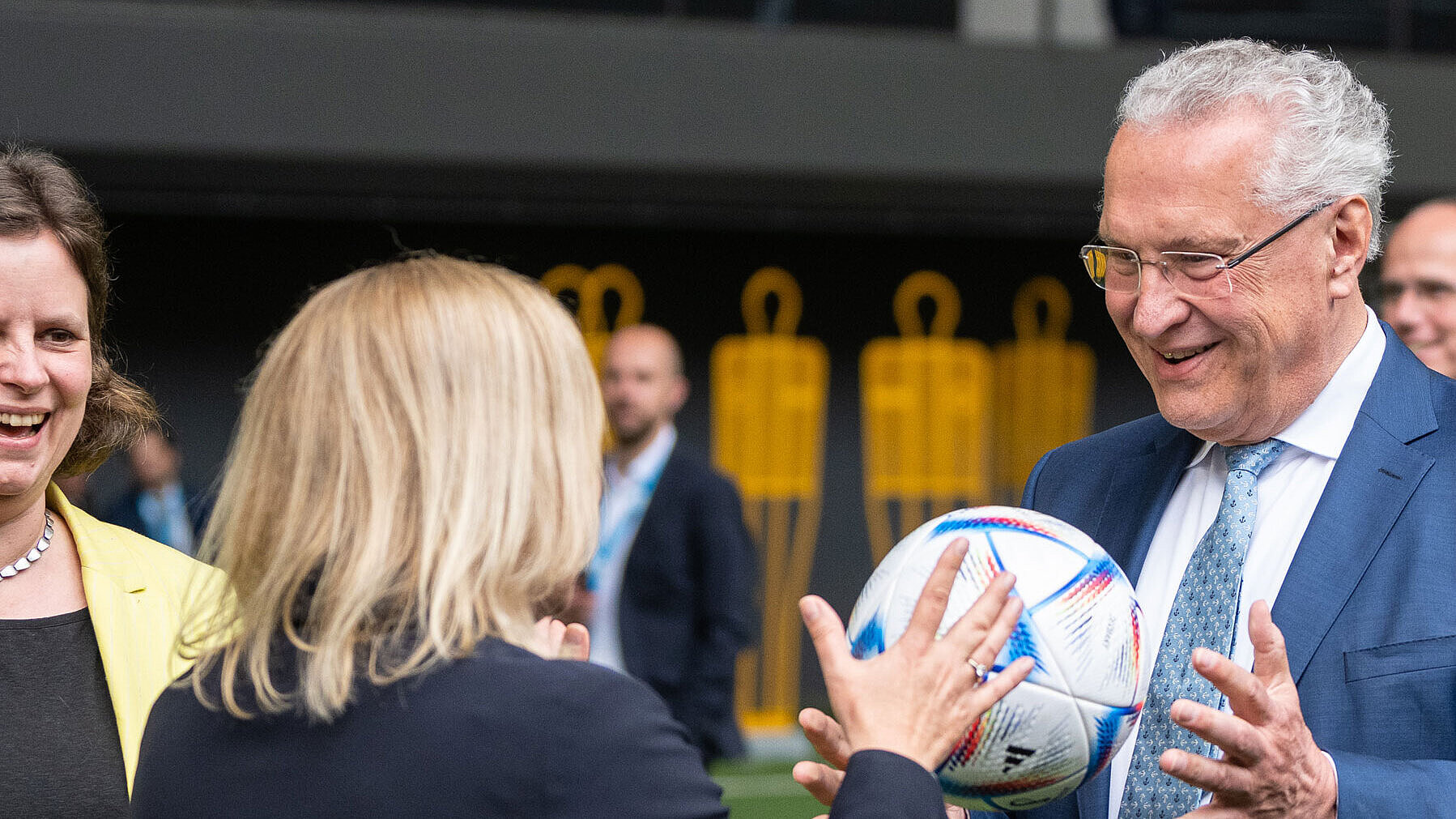 Sportministerkonferenz: Bundessportministerin Nancy Faeser und Bayerns Sportminister Joachim Herrmann