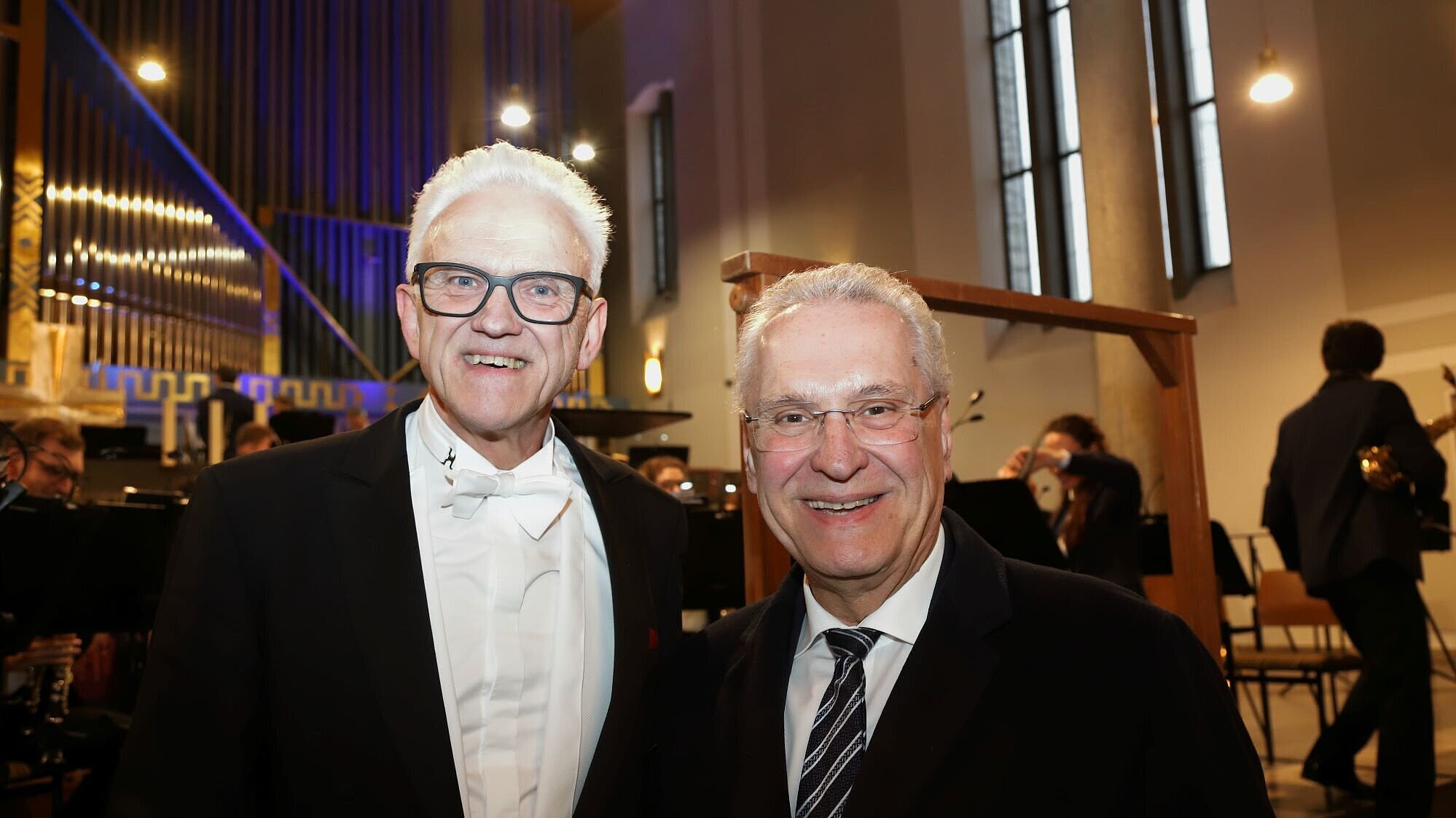 Innenminister Joachim Herrmann mit Herrn Prof. Johann Mösenbichler