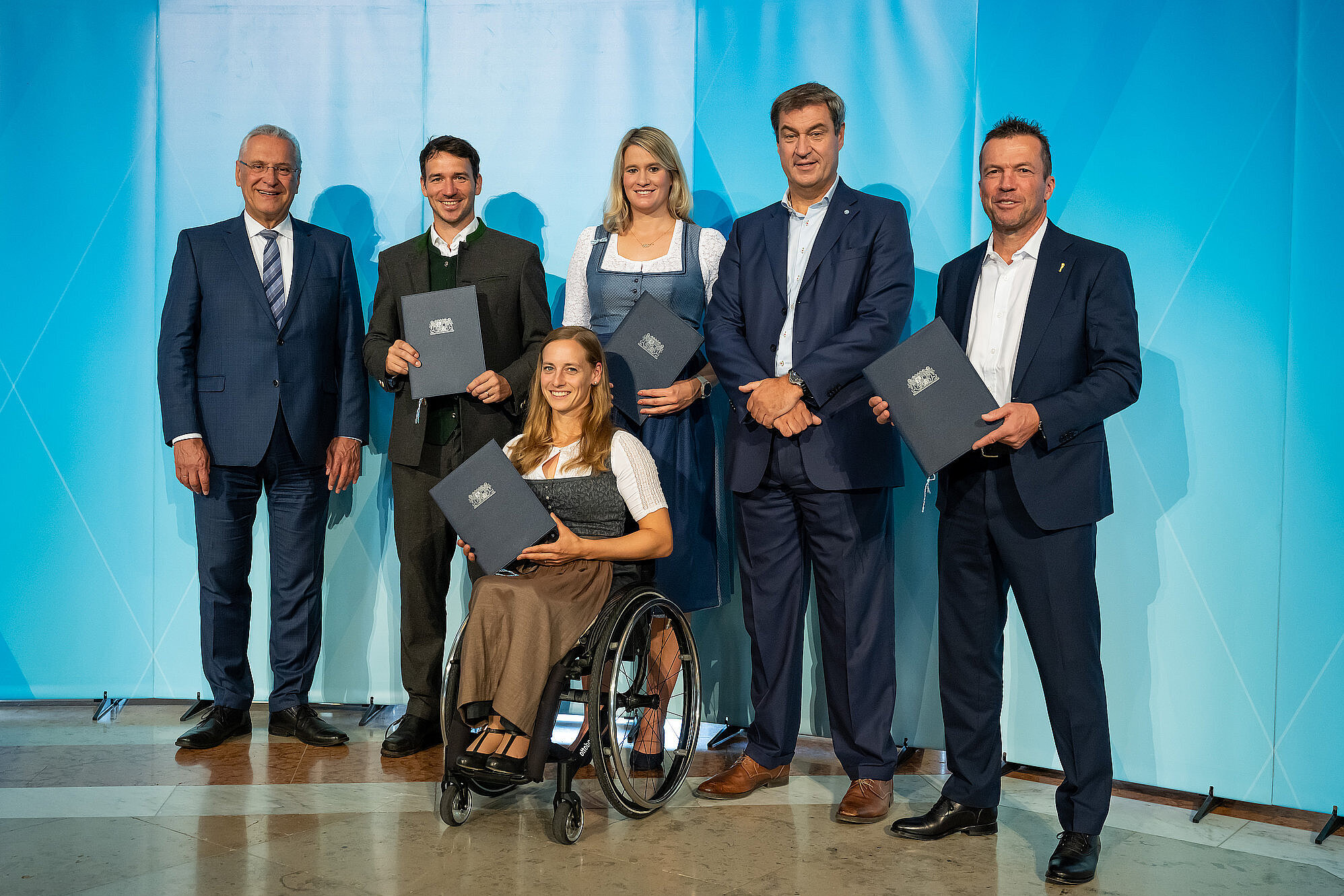 Ernennung der Bayerischen Botschafter des Sports durch Ministerpräsidenten Markus Söder und Innenminister Joachim Herrmann am 15. September 2022