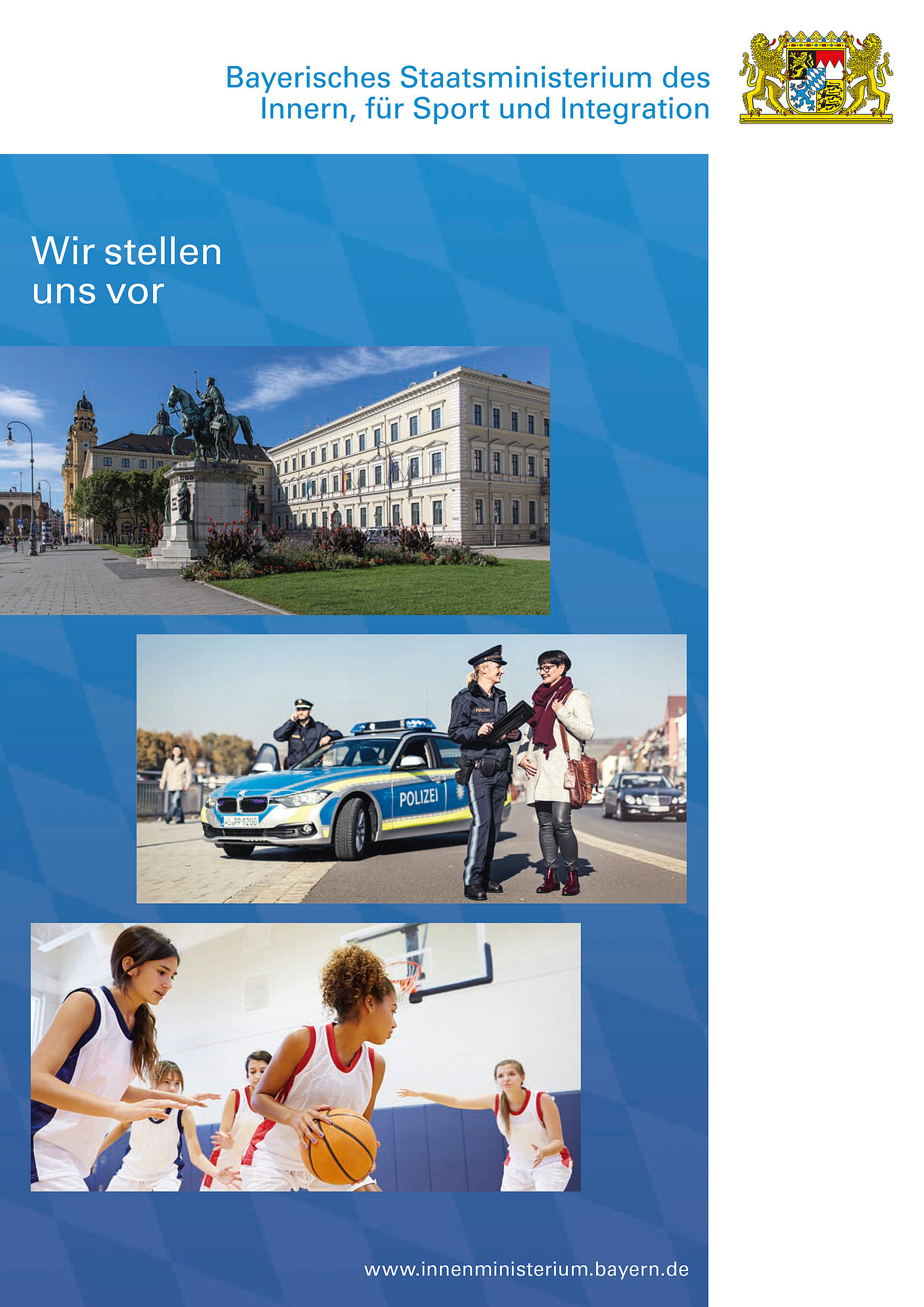 Cover der Broschüre "Wir stellen uns vor"